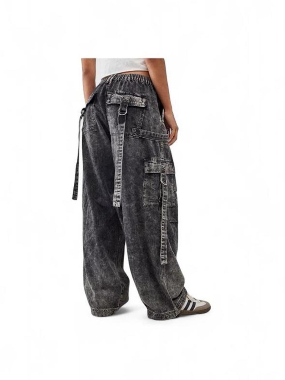 BDG Black Charcoal Cargo Utility Pants